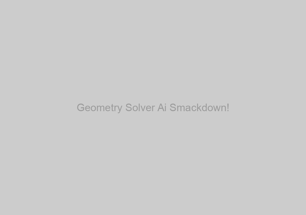 Geometry Solver Ai Smackdown!